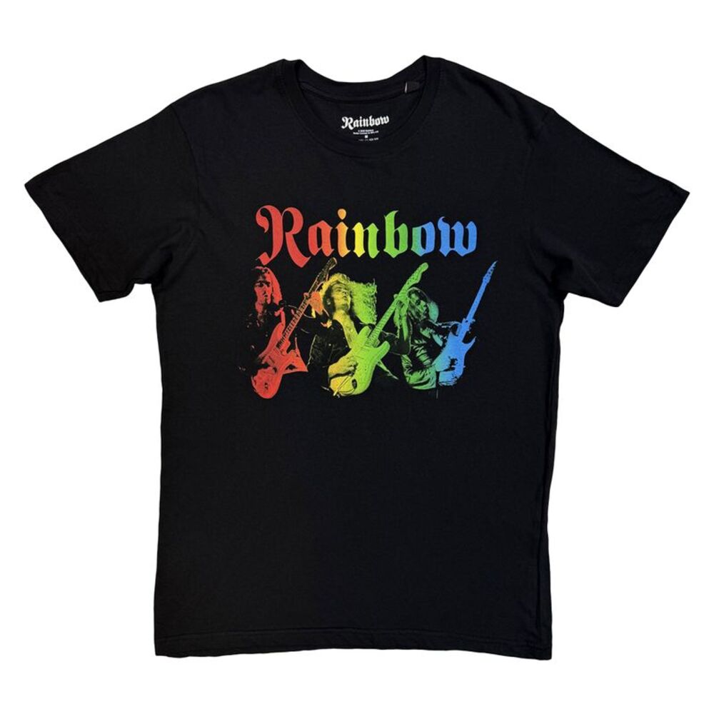 Rainbow Unisex Adult Three Richies T-Shirt / Black